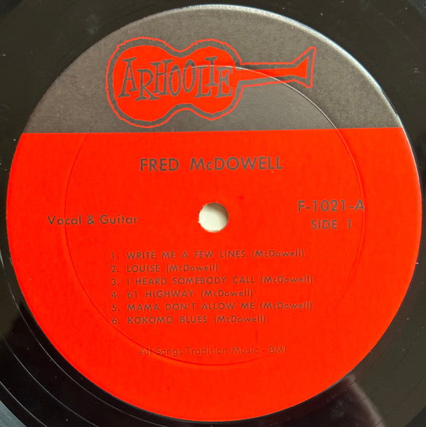Fred McDowell : Delta Blues (LP, Album, Mono, RP)