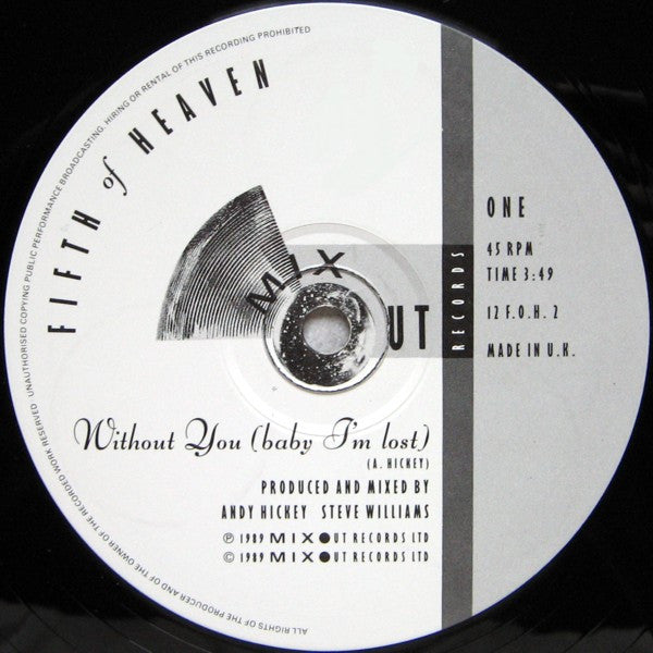 Fifth Of Heaven : Without You (12", Single)