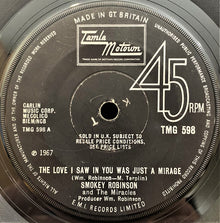 The Miracles : The Love I Saw In You Was Just A Mirage  (7", Single, Mono, Sol)