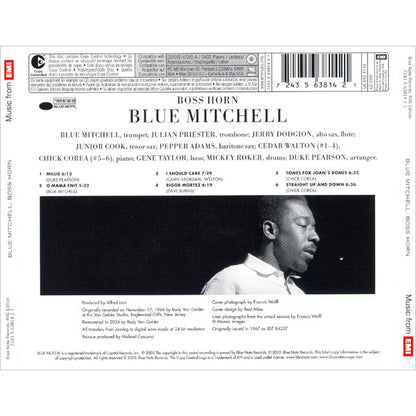 Blue Mitchell : Boss Horn (CD, Album, Copy Prot., RE, RM)