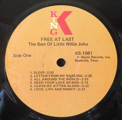 Little Willie John : Free At Last (LP, Comp, RE)