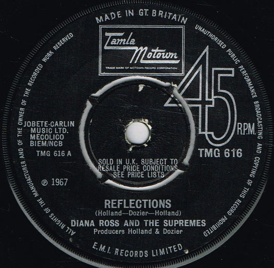 The Supremes : Reflections (7", Single, Pus)