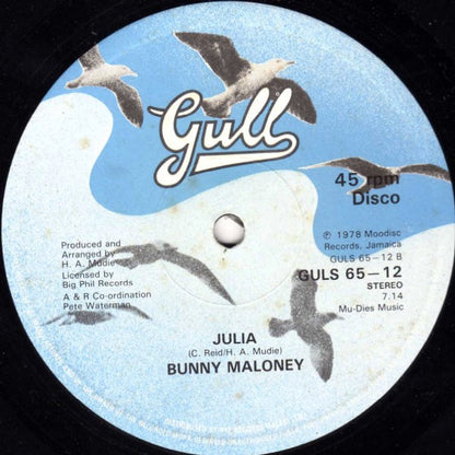 Bunny Maloney : Baby I've Been Missing You / Julia (12")