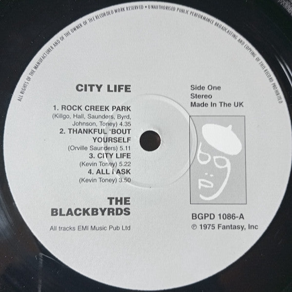 The Blackbyrds : City Life (LP, Album, RE, Gat)