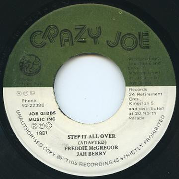 Jah Berry, Freddie McGregor : Step It All Over (7")