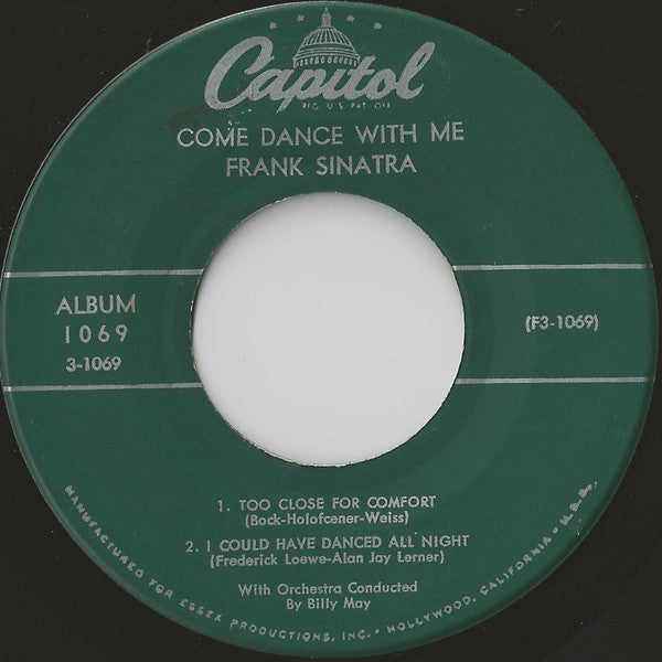 Frank Sinatra With Billy May And His Orchestra : Come Dance With Me (Part 3) (7", EP)