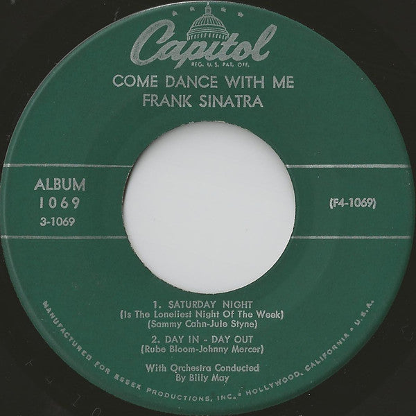 Frank Sinatra With Billy May And His Orchestra : Come Dance With Me (Part 3) (7", EP)