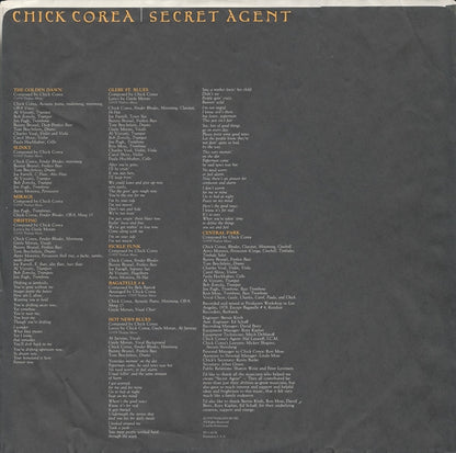 Chick Corea : Secret Agent (LP, Album, AL)