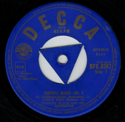 Stanley Black & His Orchestra : Tropical Magic - No. 2 (7", EP, Mono, Tri)