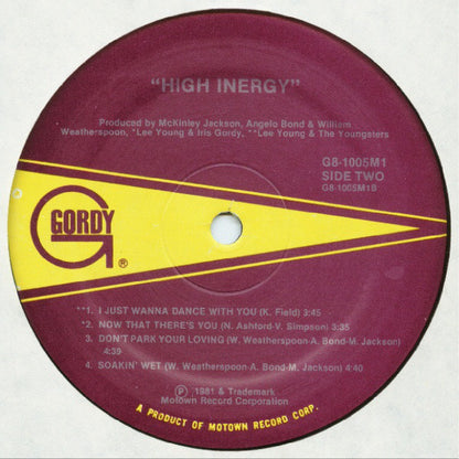High Inergy : High Inergy (LP, Album)