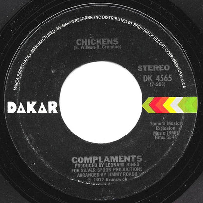 Complaments : Falling In Love / Chickens (7", Styrene, Pit)