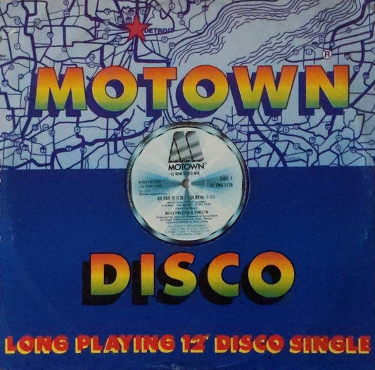 Billy Preston & Syreeta : Go For It (12", Single, Bro)