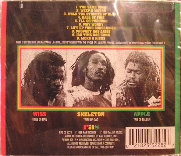 Israel Vibration : The Same Song (CD, Album, RE)