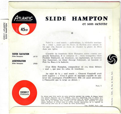 Slide Hampton Octet : Sister Salvation (7", EP)