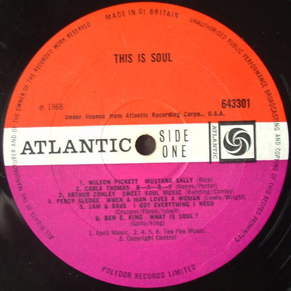 Various : This Is Soul (LP, Album, Comp, Mono)