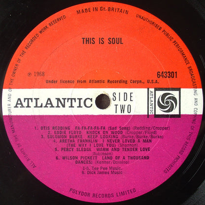 Various : This Is Soul (LP, Album, Comp, Mono)