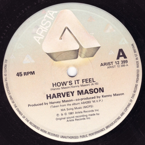 Harvey Mason : How's It Feel (12")