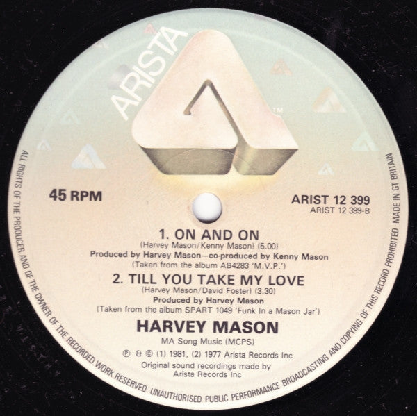Harvey Mason : How's It Feel (12")