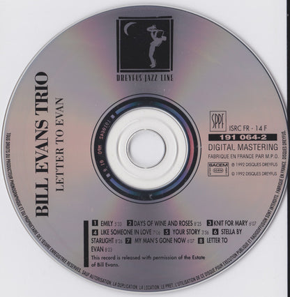 The Bill Evans Trio : Letter To Evan (CD, Album)