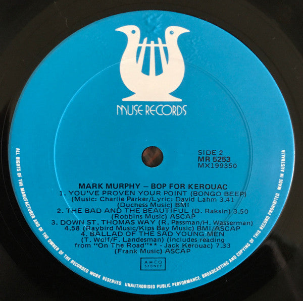 Mark Murphy : Bop For Kerouac (LP)