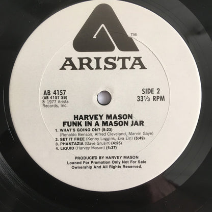 Harvey Mason : Funk In A Mason Jar (LP, Album, Promo)
