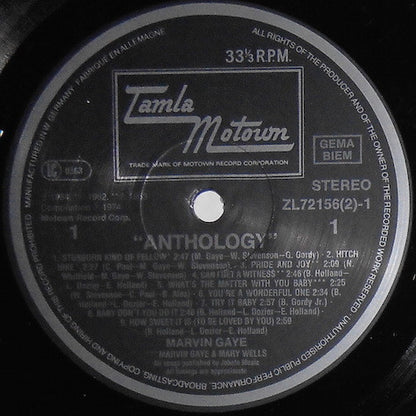 Marvin Gaye : Anthology (2xLP, Comp, RE)