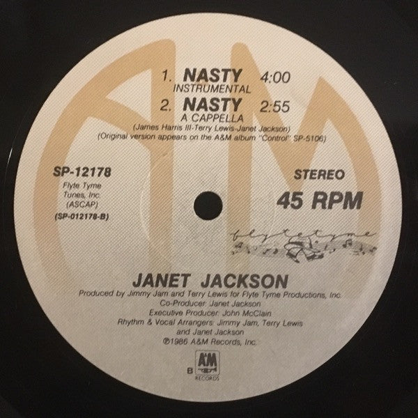 Janet Jackson : Nasty (12")
