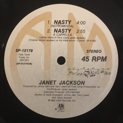 Janet Jackson : Nasty (12")