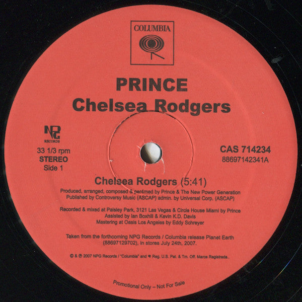Prince : Chelsea Rodgers (12", Promo)