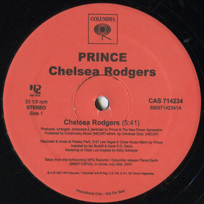 Prince : Chelsea Rodgers (12", Promo)