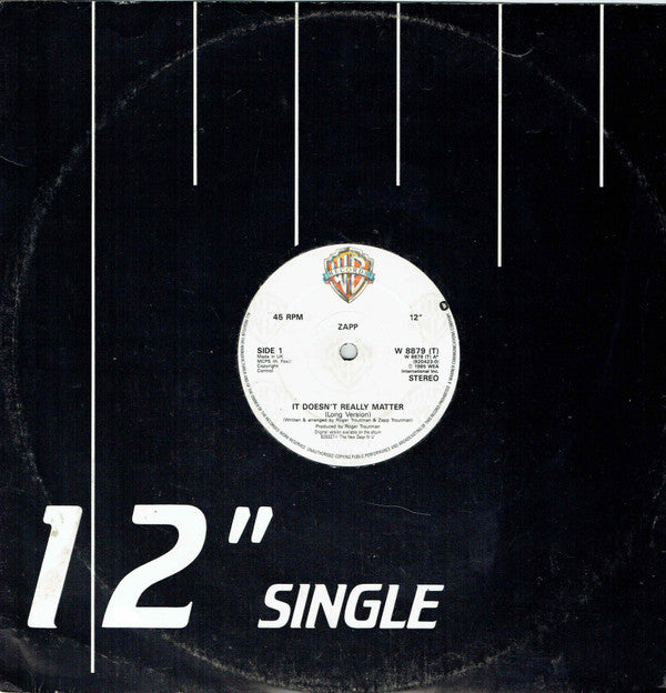 Zapp : It Doesn't Really Matter (12", Die)