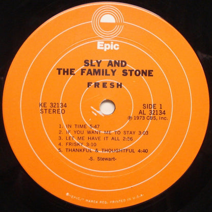 Sly & The Family Stone : Fresh (LP, Album, Pit)