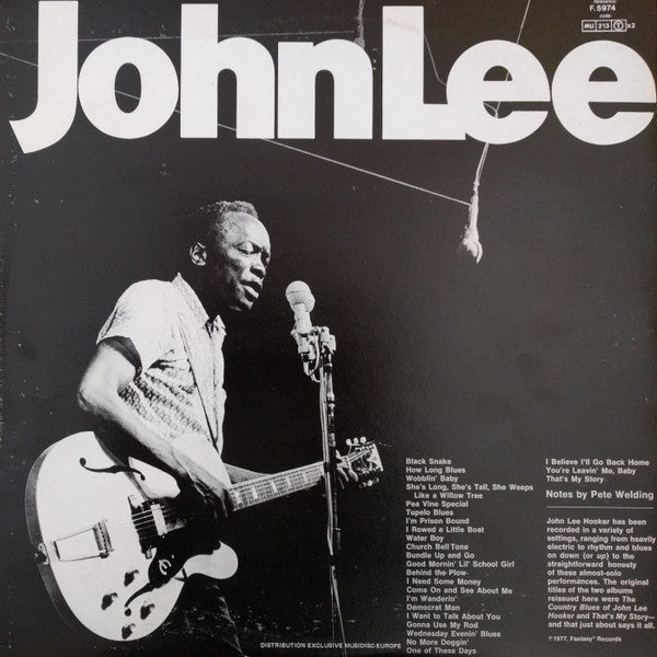 John Lee Hooker : Black Snake (2xLP, Album, Comp)