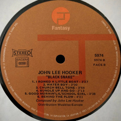 John Lee Hooker : Black Snake (2xLP, Album, Comp)