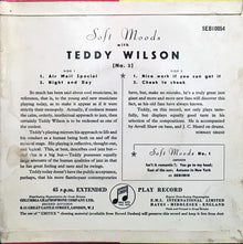 Teddy Wilson : Soft Moods With Teddy Wilson (No. 2) (7", EP)