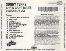 Sonny Terry : Chain Gang Blues (CD, Comp, RE)