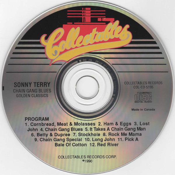 Sonny Terry : Chain Gang Blues (CD, Comp, RE)