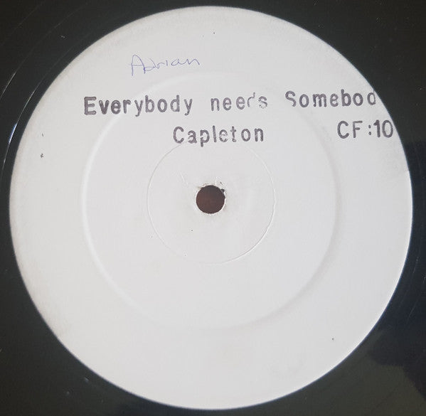 Capleton : Everybody Needs Somebody (12", W/Lbl)