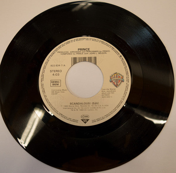 Prince : Scandalous! (7", Single, Lar)