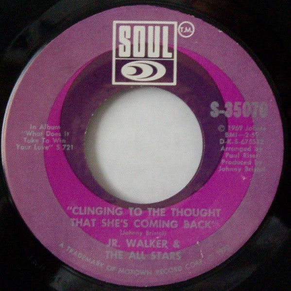 Junior Walker & The All Stars : Gotta Hold On To This Feeling (7", Single)