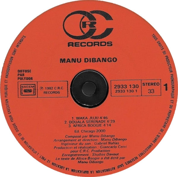 Manu Dibango : Waka Juju (LP, Album)