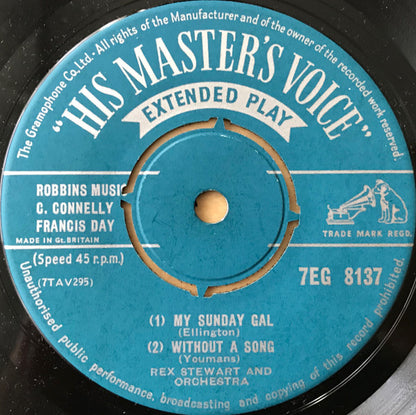 Rex Stewart And His Orchestra : Rex Stewart's Orchestra (Chicago, 2nd November 1940) (7", EP)