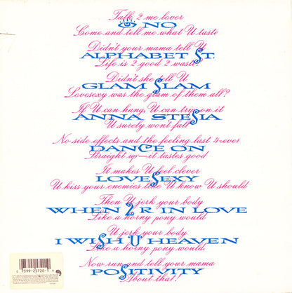 Prince : Lovesexy (LP, Album, All)