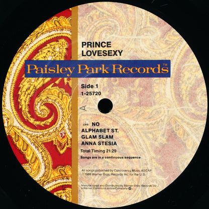 Prince : Lovesexy (LP, Album, All)