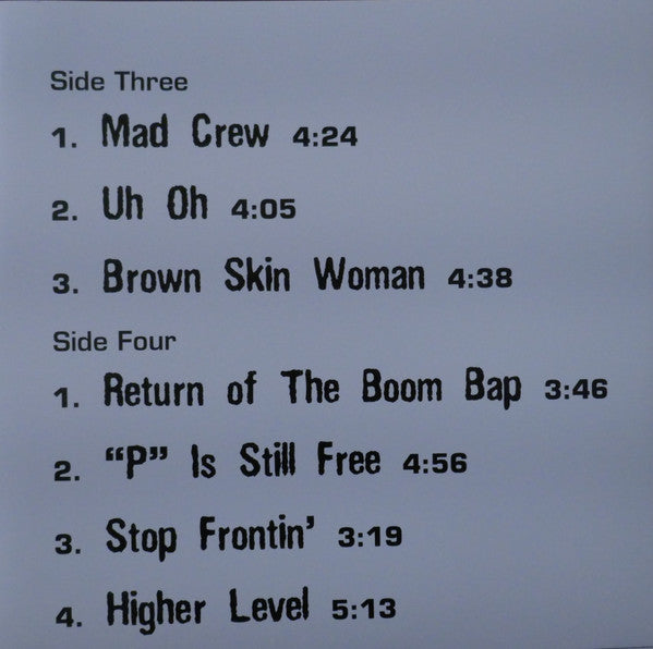 KRS-One : Return Of The Boom Bap (2xLP, Album, RE, 180)