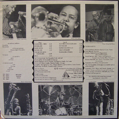 The Art Ensemble Of Chicago : Kabalaba: Live At Montreux Jazz Festival (LP, Album)