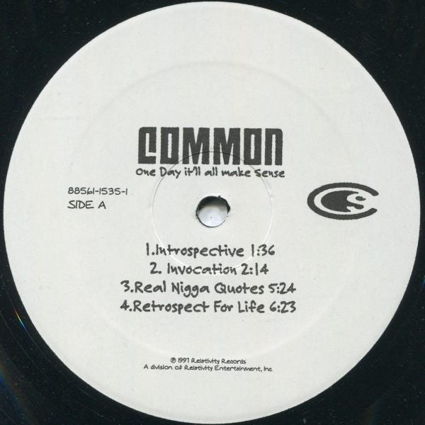 Common : One Day It'll All Make Sense (2xLP, Album, RE, RP)