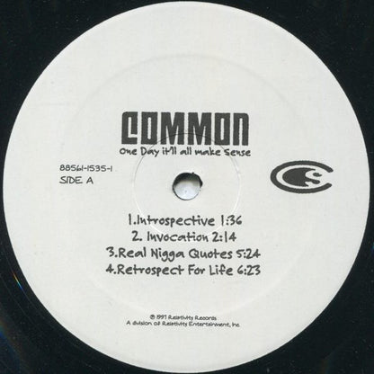 Common : One Day It'll All Make Sense (2xLP, Album, RE, RP)