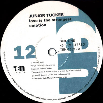 Junior Tucker : Love Is The Strongest Emotion (12")