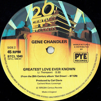 Gene Chandler : Get Down (12", Single, Ltd, Com)